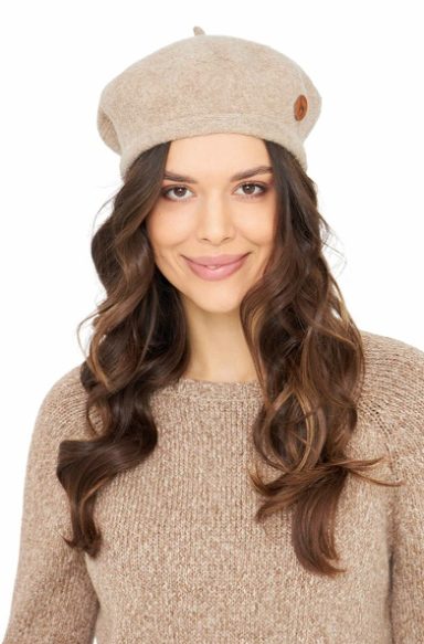 Beige Beret / Baskenmütze Beige