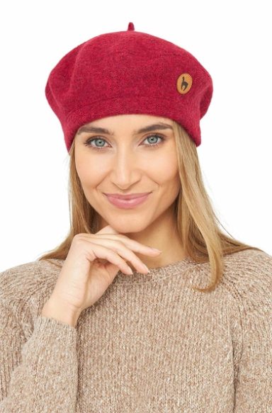 Rot Beret / Baskenmütze Rot