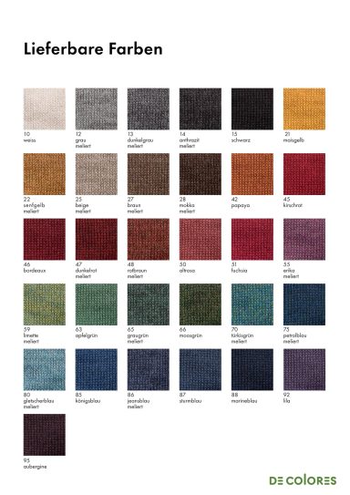 Farbkarte De Colores
